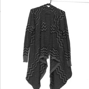 Black and Grey Chevron Sweater